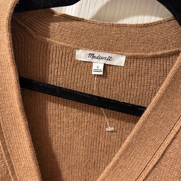 Madewell Wool Blend Cinched Cardigan - Picture 4 of 5